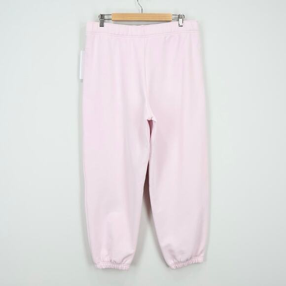 NWT Athleta Forever Fleece High-Rise Fleece Jogger In Shell Pink Size Large - Picture 4 of 9